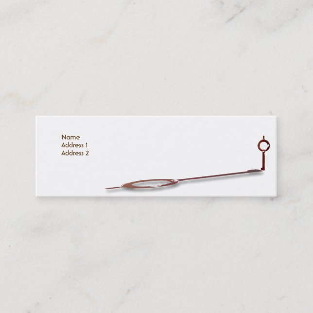 Carte De Visite Mini Priez - maigre (Devant)