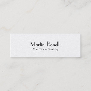 Carte De Visite Mini Professionnel unique spécial mince