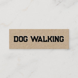 Carte De Visite Mini Promenade de chiens