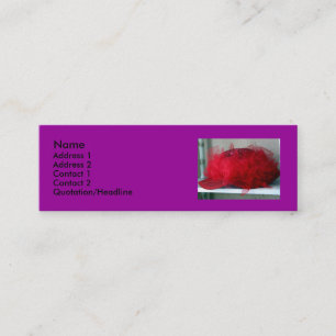 Carte De Visite Mini Red Hat