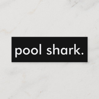 Carte De Visite Mini requin de la piscine.