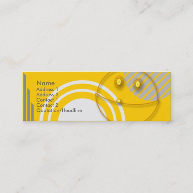 Carte De Visite Mini Robot (Devant)