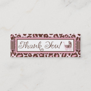 Carte De Visite Mini Rose maigre de chèque-cadeau de la fille TY de