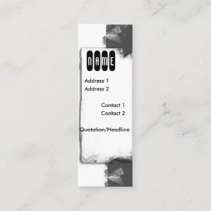 Carte De Visite Mini rubans et dentelle