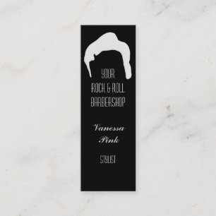 Carte De Visite Mini Salon de coiffeur de cosmétologie de cheveux