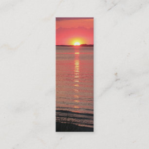 Carte De Visite Mini Signet/cartes de visite crépusculaires de coucher