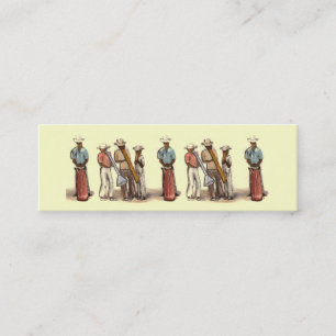 Carte De Visite Mini Signet des musiciens haïtiens