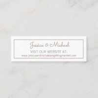 Site Web de Mariage Blanc Simple