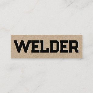 Carte De Visite Mini Soudage Kraft