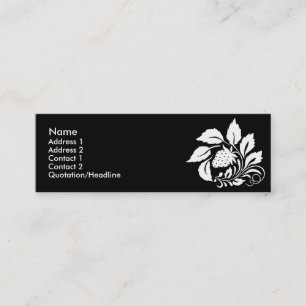 Carte De Visite Mini strawberry_white