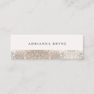 Carte De Visite Mini Style Faux Sequin Mode et beauté Styliste 2