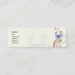 Carte De Visite Mini Styliste - maigre