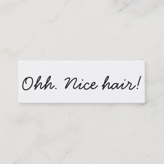 Carte De Visite Mini Styliste minimaliste des cheveux Salon de cheveux 
