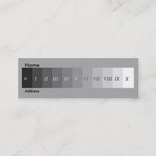 Carte De Visite Mini Système de zone