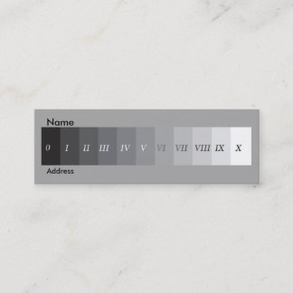 Carte De Visite Mini Système de zone