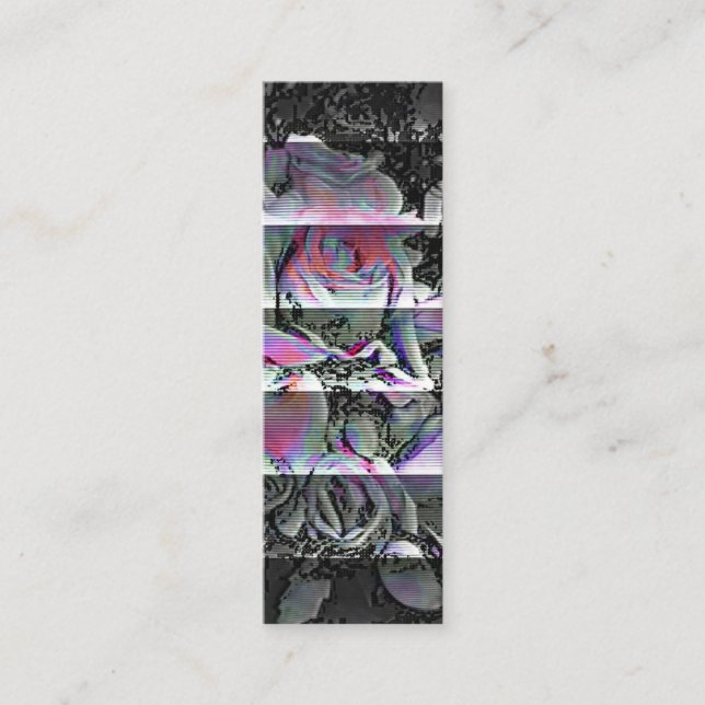 Carte De Visite Mini Techno Bouquet (Devant)