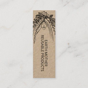 Carte De Visite Mini Terre nourricière, réutilisable, sans déchets