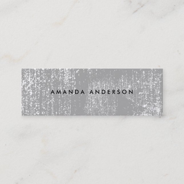 Carte De Visite Mini Texture contemporaine de Grunge (Devant)