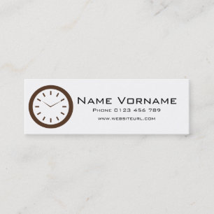 Carte De Visite Mini Time