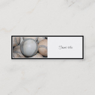 Carte De Visite Mini Top Baseball