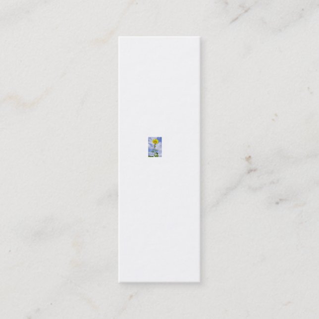 Carte De Visite Mini Tournesol (Devant)