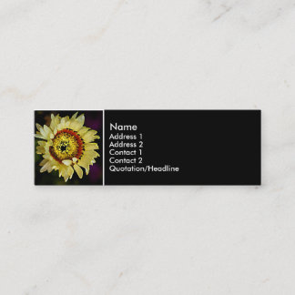 Carte De Visite Mini tournesol d'une sorte