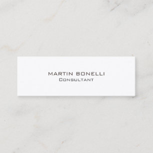 Carte De Visite Mini Trendy Slim Clean Moderne Minimaliste