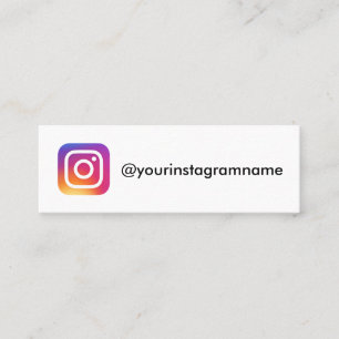 Carte De Visite Mini Utilisateur Instagram Social Media Influencer Simp