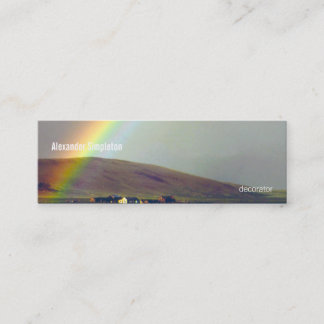 Carte De Visite Mini Vallée de San Luis après pluie