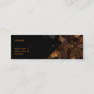 Carte De Visite Mini Verre souillé de cru