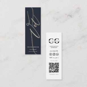 Carte De Visite Mini VET Pet Groom Care Chien expert Vétérinaire Qr