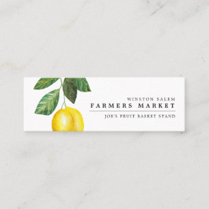 Carte De Visite Mini Ville de coutume du marché d'agriculteurs de la