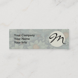 Carte De Visite Mini William Morris Orchard Art Motif