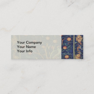 Carte De Visite Mini William Morris Woodpecker Tapestry Arts & Artisana