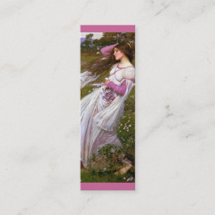 Carte De Visite Mini Windflowers par John William Waterhouse