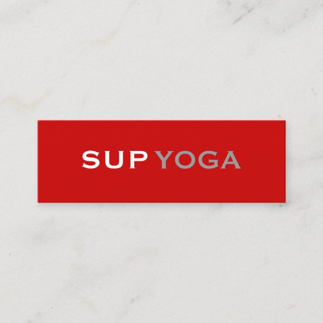 CARTE DE VISITE MINI YOGA DE PETITE GORGÉE (Devant)