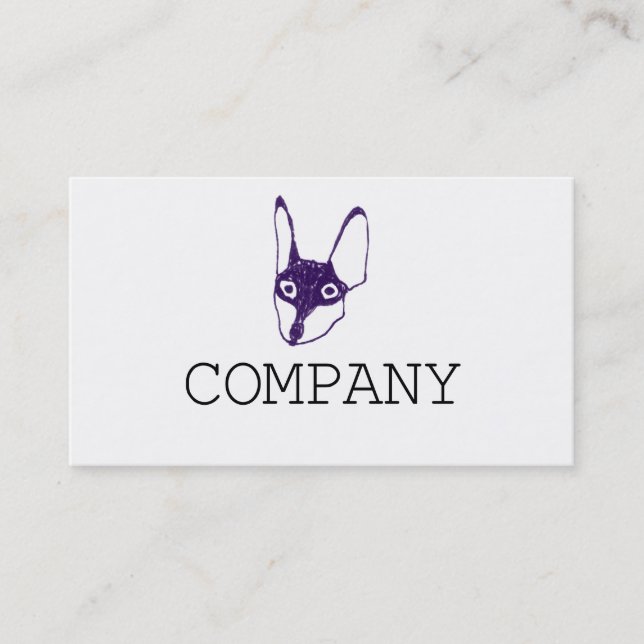 Carte De Visite miniature pinscher (Devant)