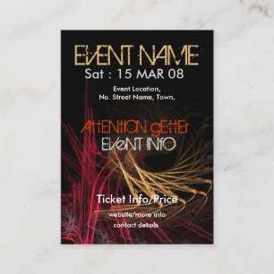 Carte De Visite miniFLYER DE FÊTE D'ÉVÉNEMENT #003