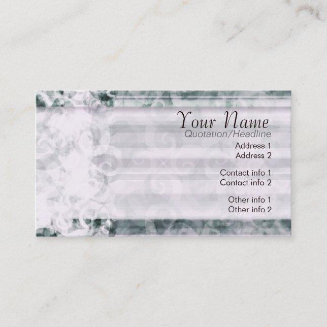 Carte de visite minimal (Devant)