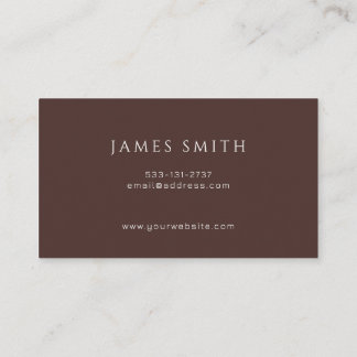 Carte De Visite Minimal Modern Creative Director Business Card