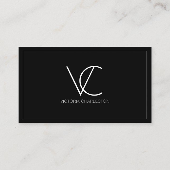 Carte De Visite Minimal moderne (Devant)