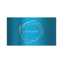 Minimalisme géométrique turquoise Rose à cadre Pol