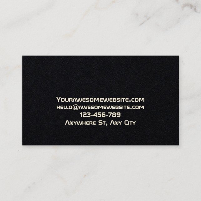 Carte De Visite Minimalist business card  (Devant)