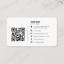 Minimalist Professional Company Logo QR Code