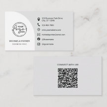 Minimalist Professional Custom Logo Icons QR Code