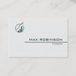 carte de visite minimaliste design de papier blanc