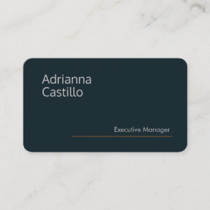 Carte De Visite Minimaliste en soie Premium