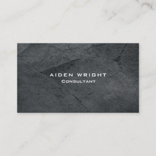 Carte De Visite Minimaliste moderne élégant gris professionnel