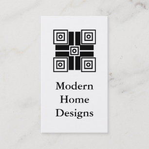 Carte de visite minimaliste moderne, noir
