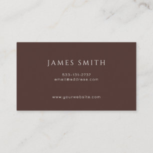 Carte de visite minimaliste moderne pour directeur